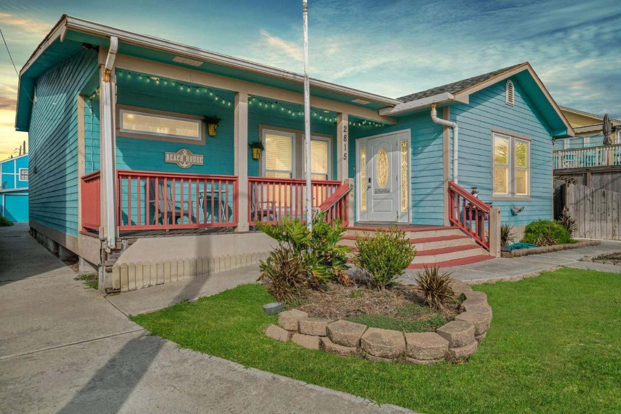 1 Min To Beach Ocean Breeze 3Br Fast Wifi Galveston Bagian luar foto